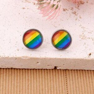 🌈 Rainbow Stud Earrings 🌈